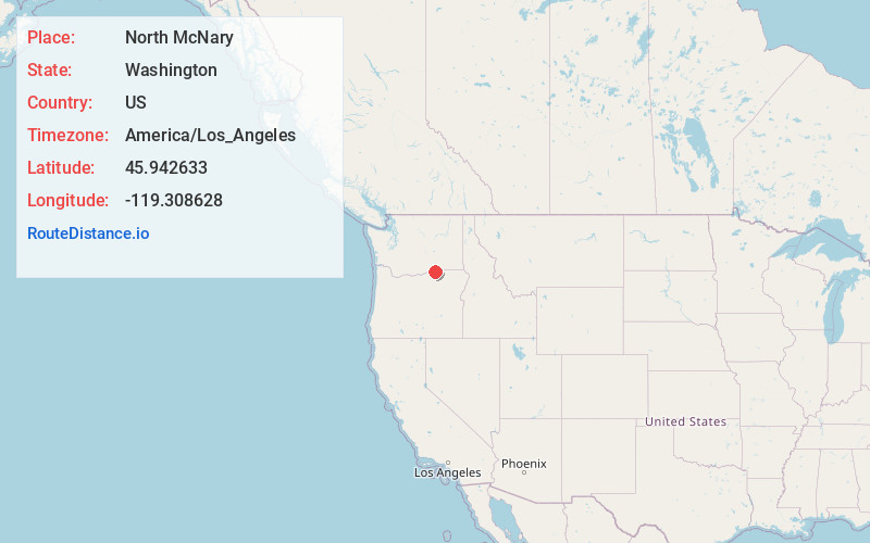 Map of North McNary