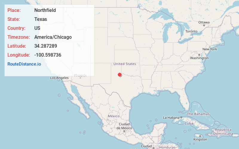 Map of Northfield