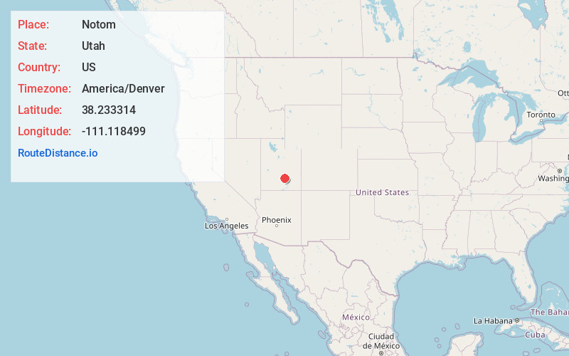 Map of Notom