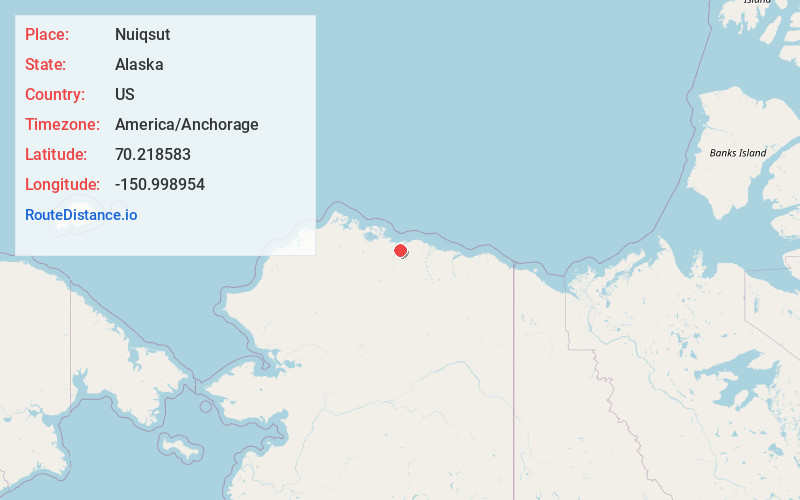 Map of Nuiqsut