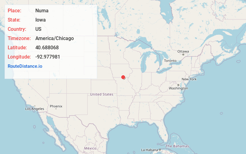 Map of Numa