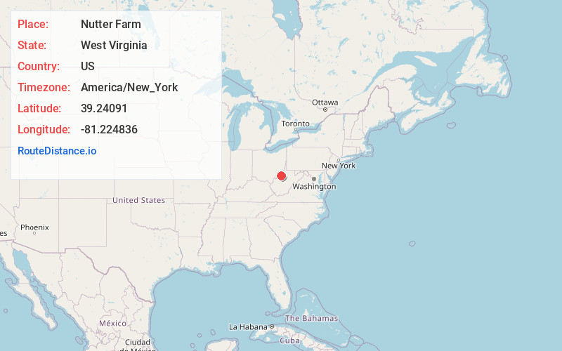 Map of Nutter Farm