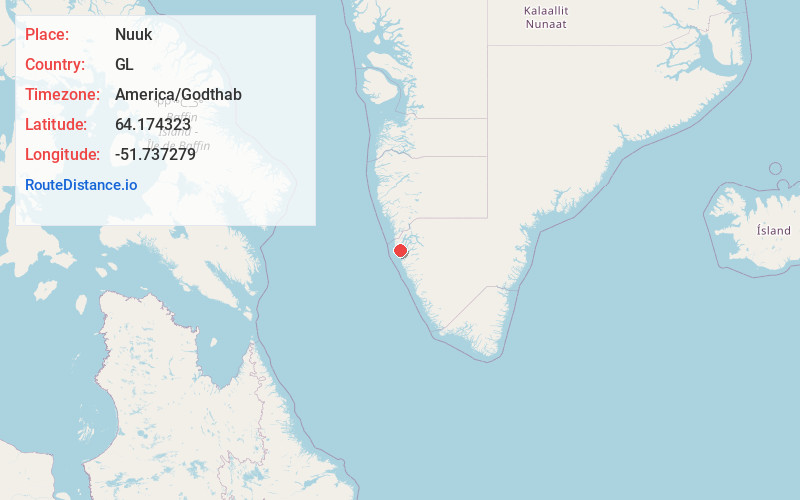 Map of Nuuk