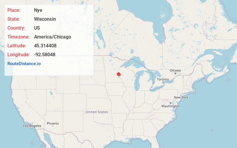 Map of Nye