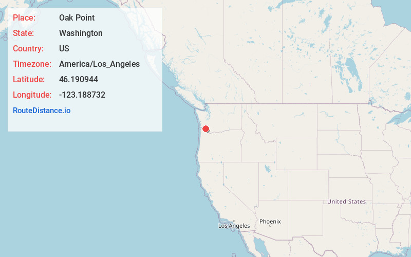 Map of Oak Point