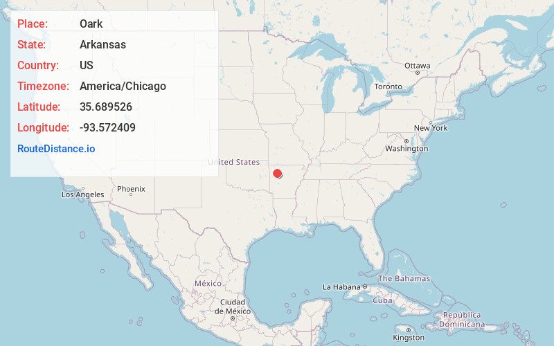 Map of Oark