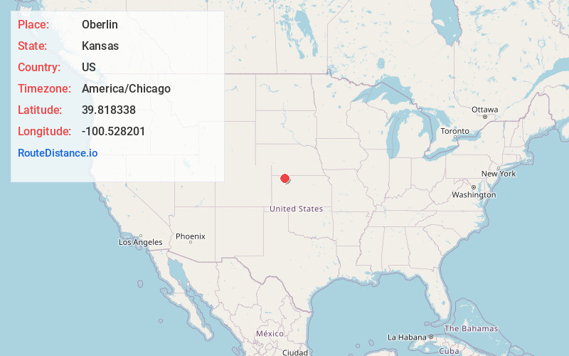 Map of Oberlin