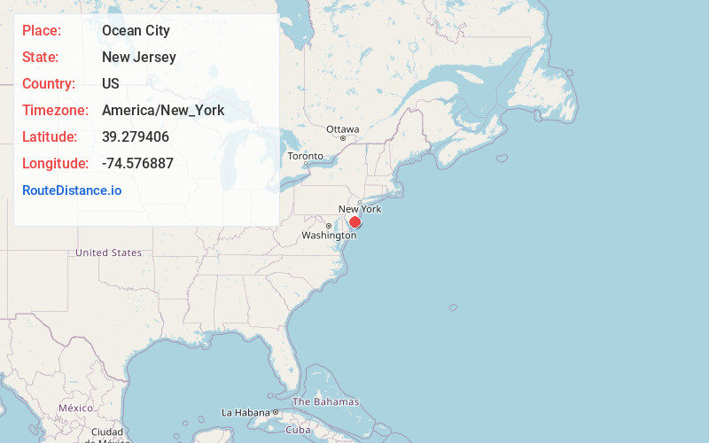 Map of Ocean City