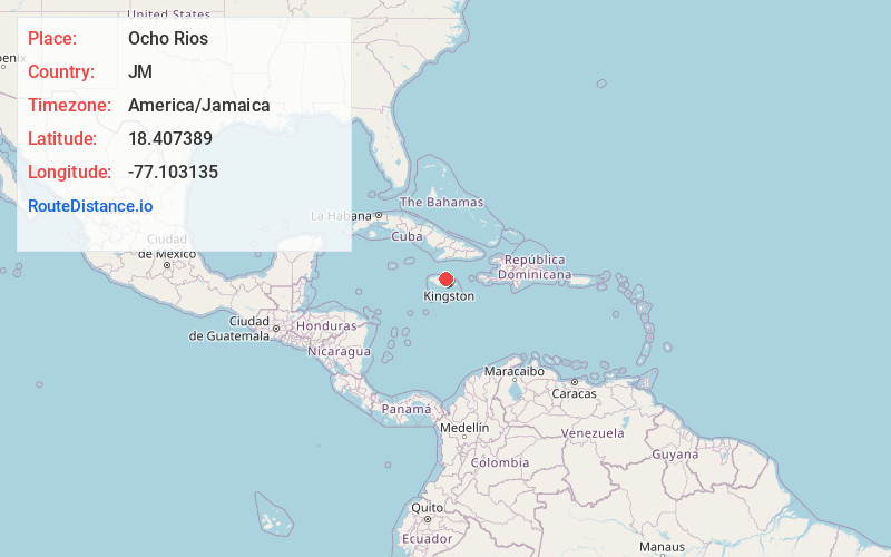 Map of Ocho Rios