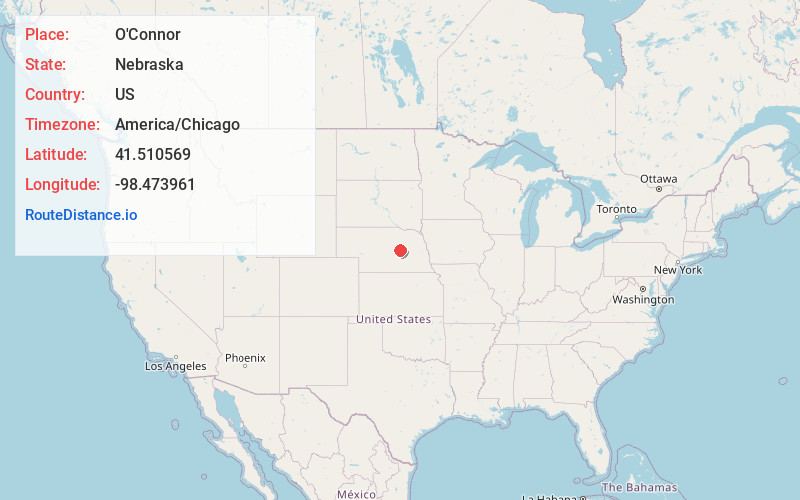 Map of O'Connor