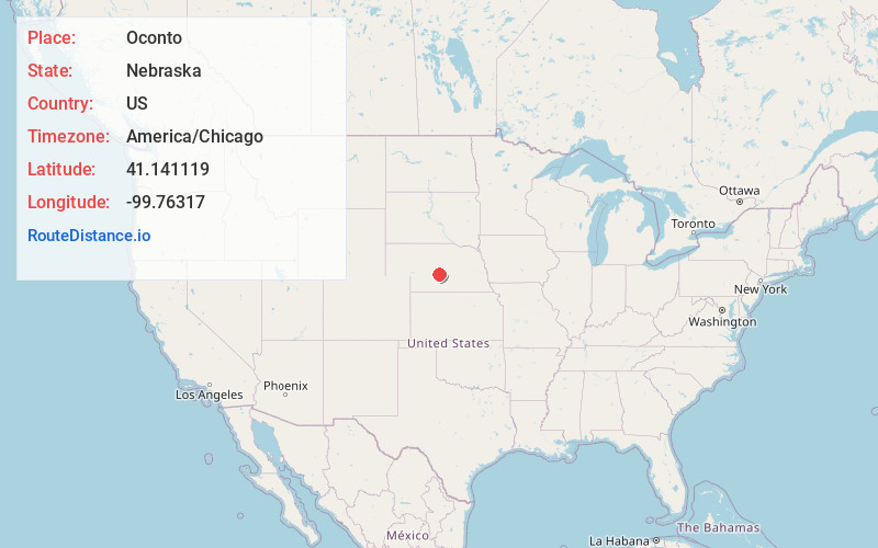 Map of Oconto