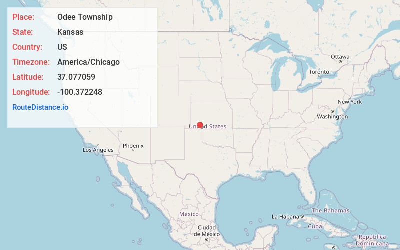 Map of Odee Township