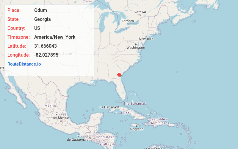 Map of Odum
