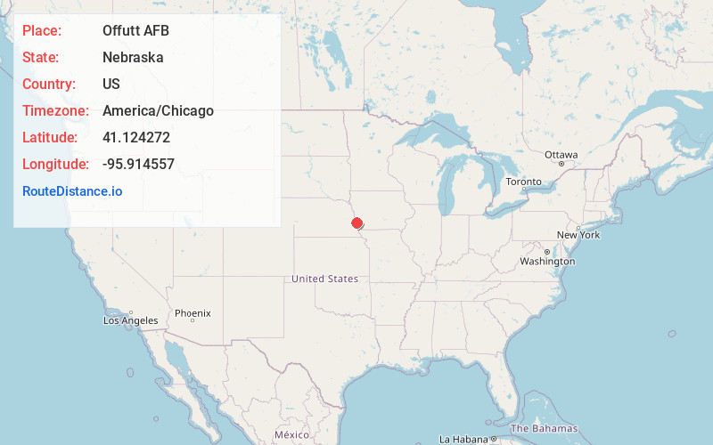 Map of Offutt AFB