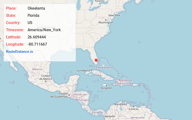 Map of Okeelanta