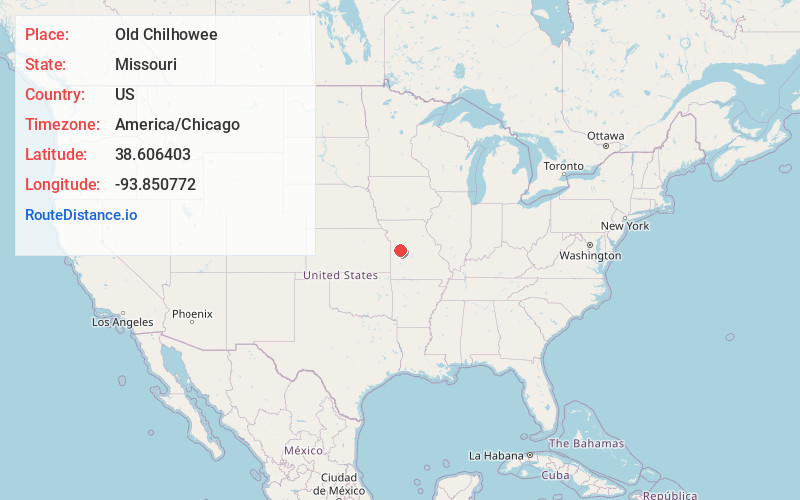 Map of Old Chilhowee