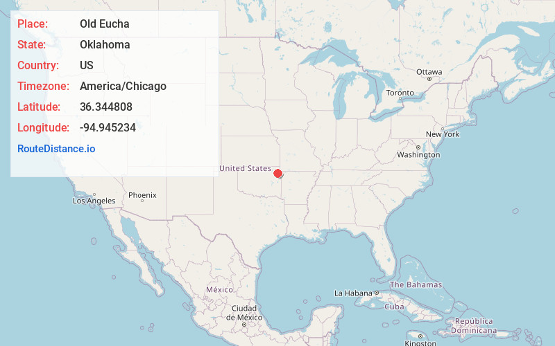 Map of Old Eucha