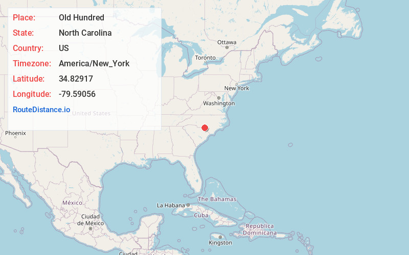 Map of Old Hundred