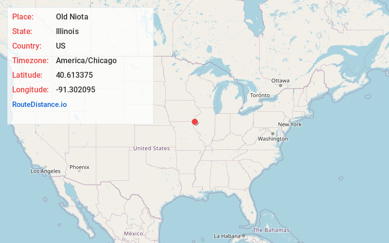 Map of Old Niota
