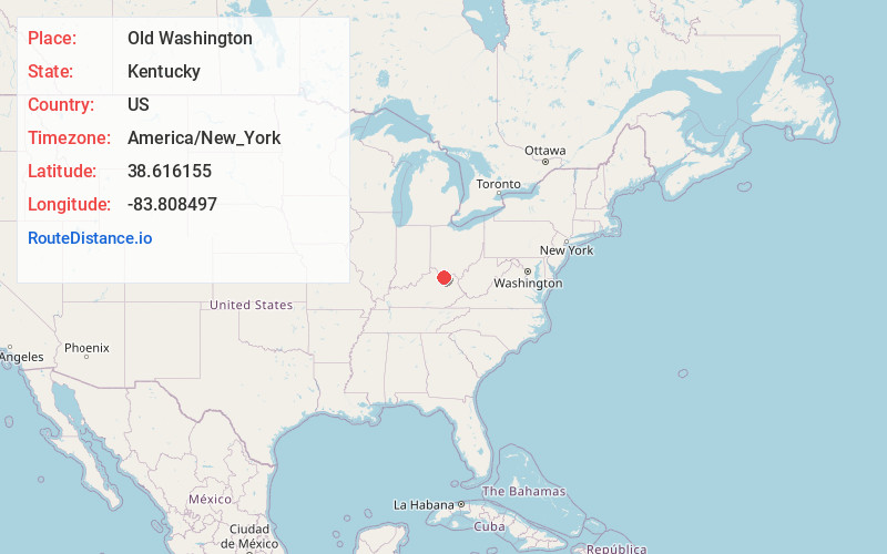 Map of Old Washington