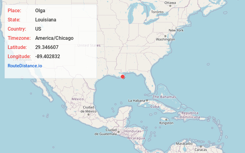 Map of Olga
