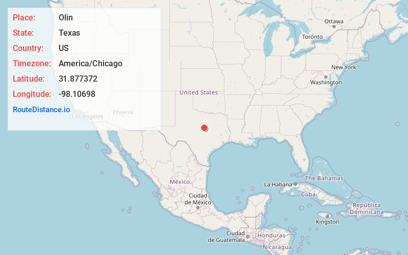 Map of Olin