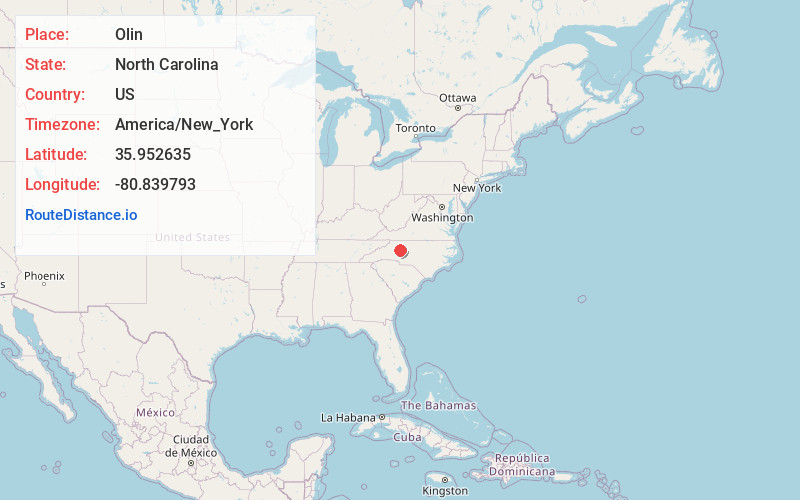 Map of Olin