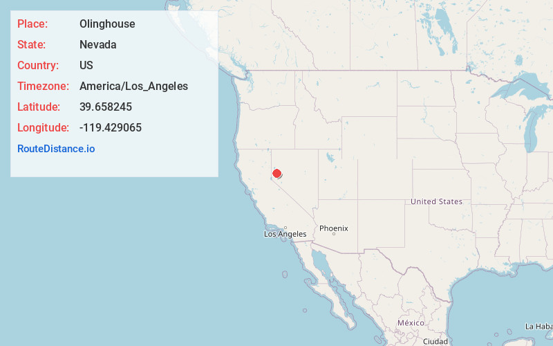 Map of Olinghouse