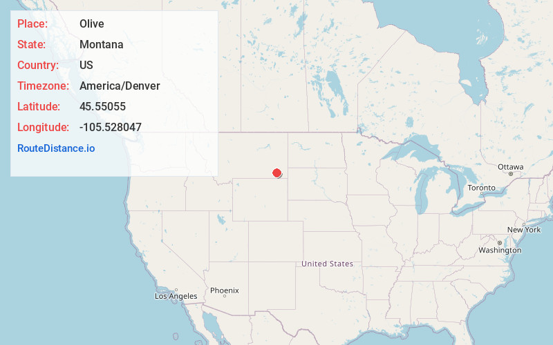 Map of Olive