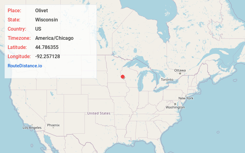 Map of Olivet