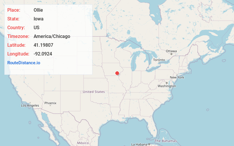 Map of Ollie