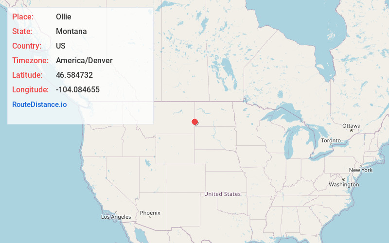 Map of Ollie