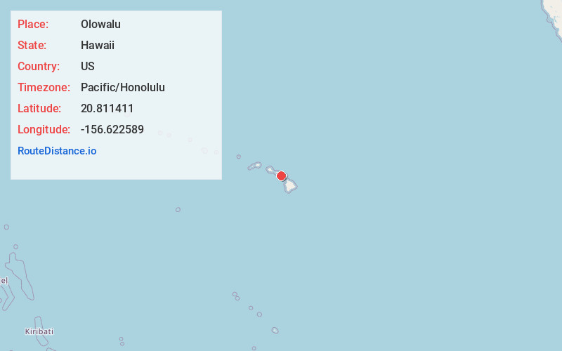 Map of Olowalu
