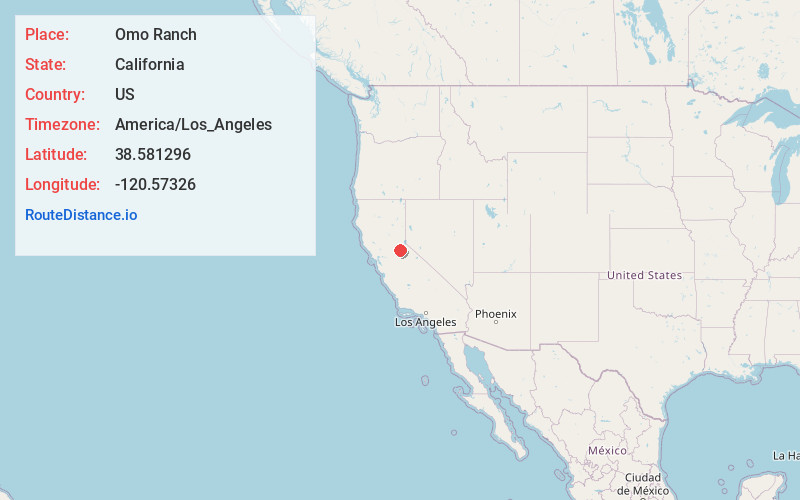 Map of Omo Ranch