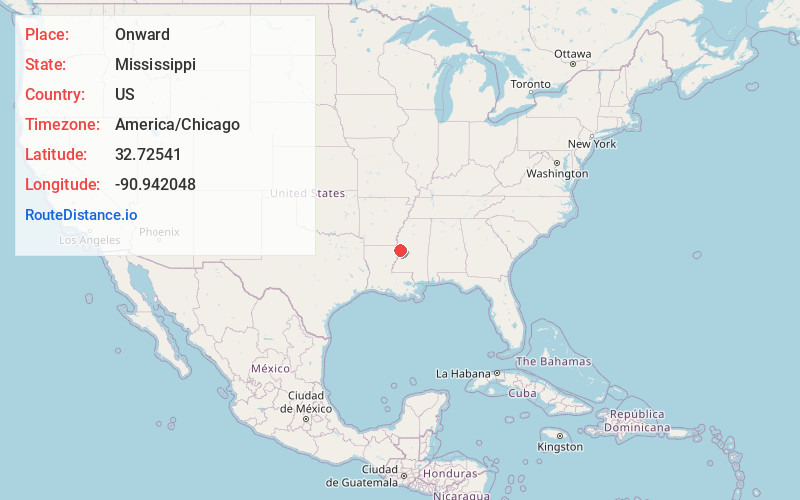 Map of Onward