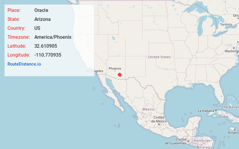 Map of Oracle
