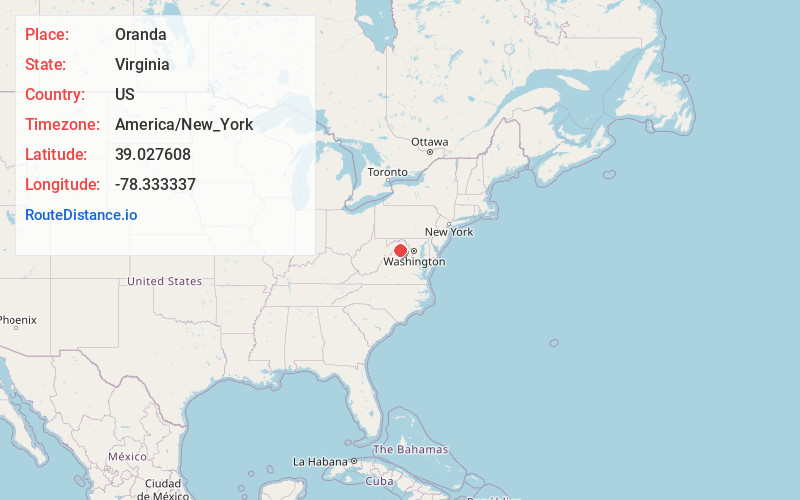 Map of Oranda