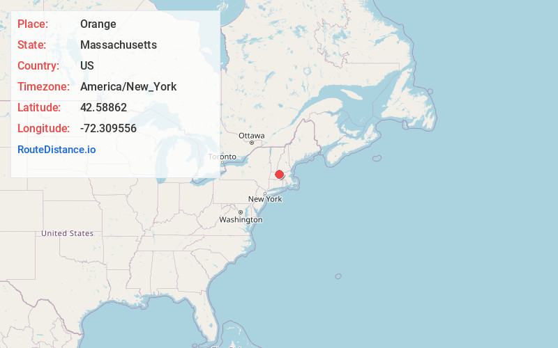 Map of Orange
