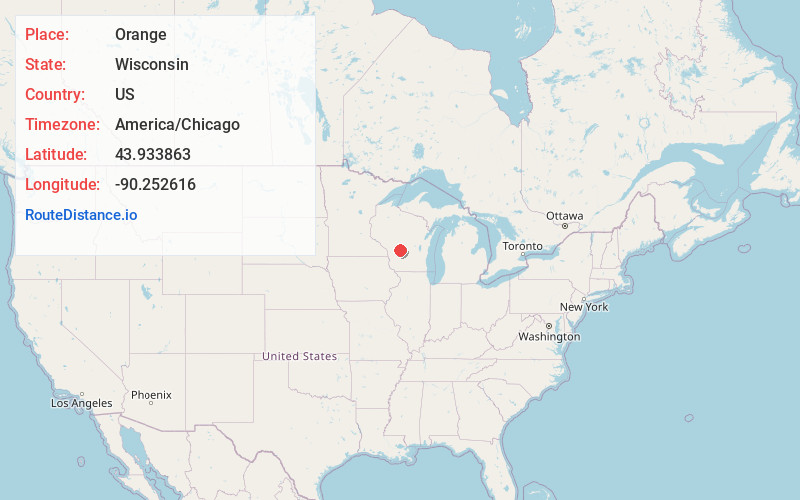 Map of Orange