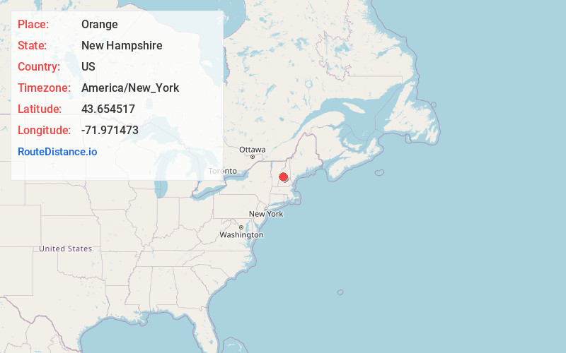 Map of Orange