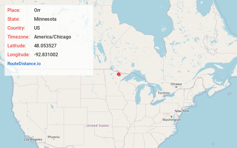 Map of Orr
