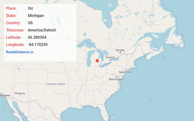 Map of Orr