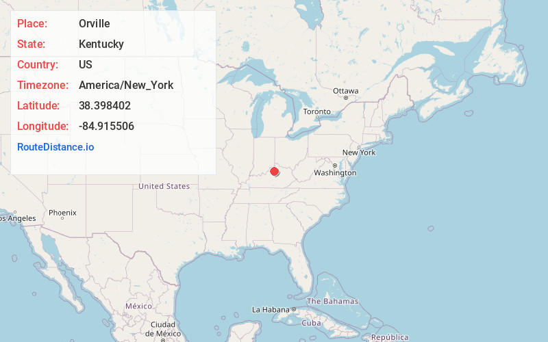 Map of Orville