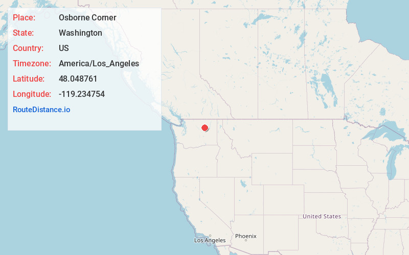 Map of Osborne Corner