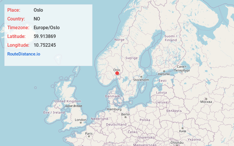 Map of Oslo