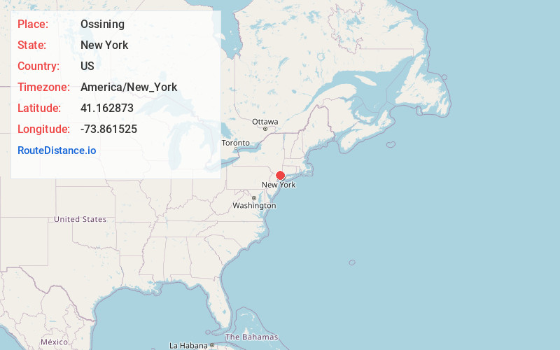 Map of Ossining