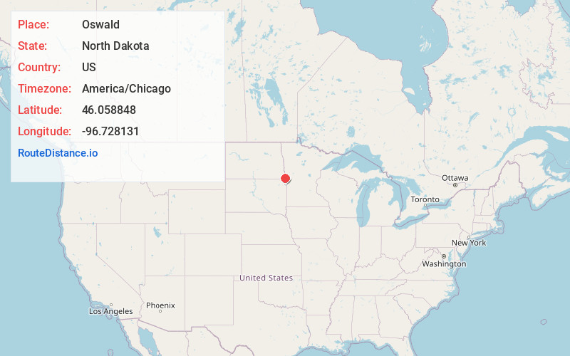 Map of Oswald