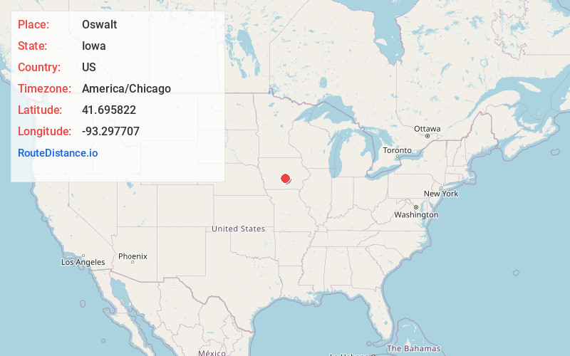Map of Oswalt