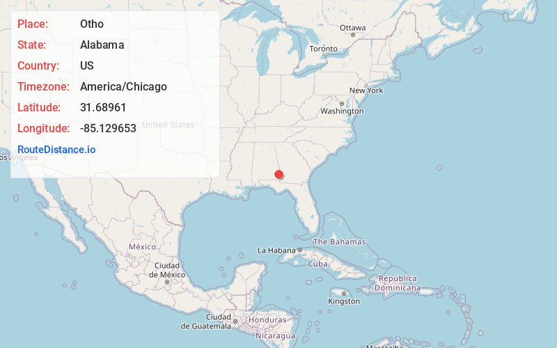 Map of Otho