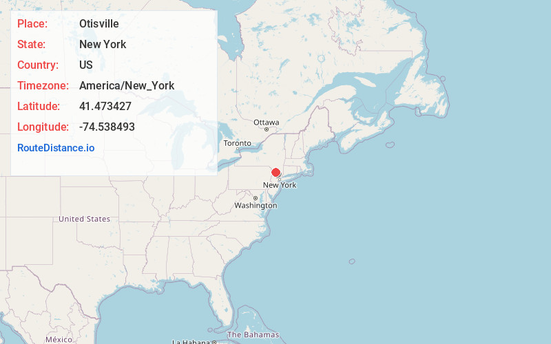 Map of Otisville